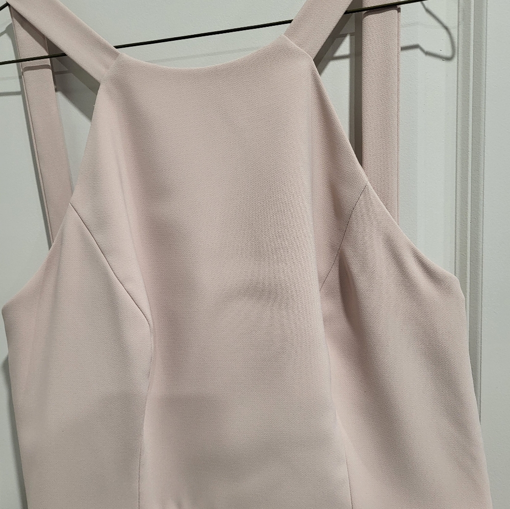 Dessy Collection Dusty Pink Bridesmaid Dress